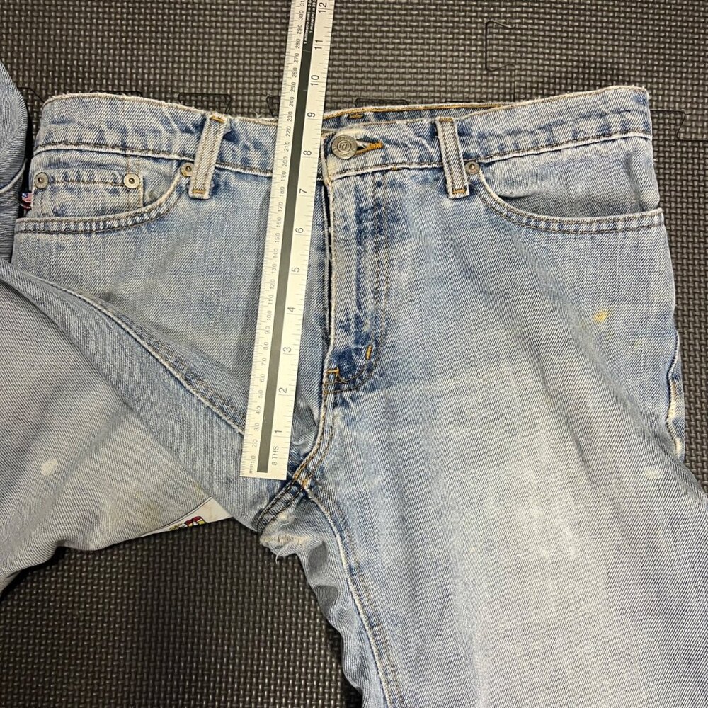 Ralph Lauren Polo Jeans Co. Distressed Light Wash Denim Mens 30x32 Relaxed Fit V - Picture 5 of 5